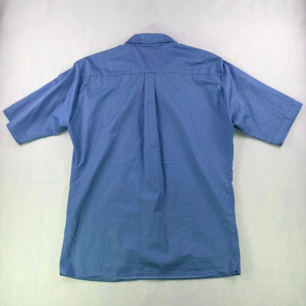 Peter Millar Performance Button Up Shirt Mens XXL Blue Seaside Bottles SS
